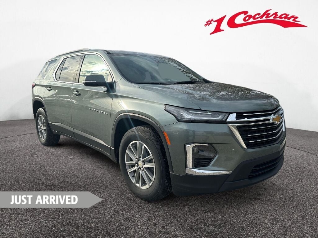 Silver Sage Metallic 2023 Chevrolet Traverse LT Cloth FWD SUV / Crossover Front-Wheel Drive 9-Speed Automatic