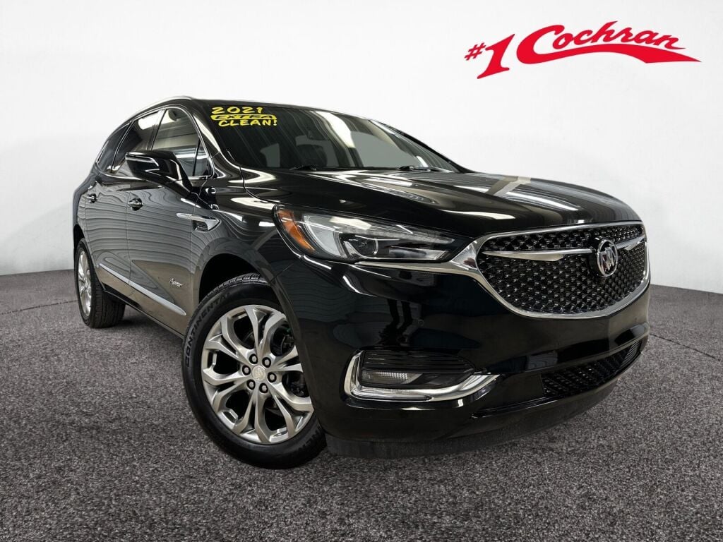 Black (Ebony Twilight Metallic) 2021 Buick Enclave Avenir AWD SUV / Crossover Four-Wheel Drive 9-Speed Automatic