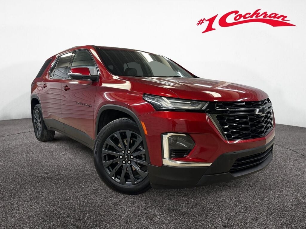Radiant Red Tintcoat 2023 Chevrolet Traverse RS AWD SUV / Crossover Four-Wheel Drive 9-Speed Automatic