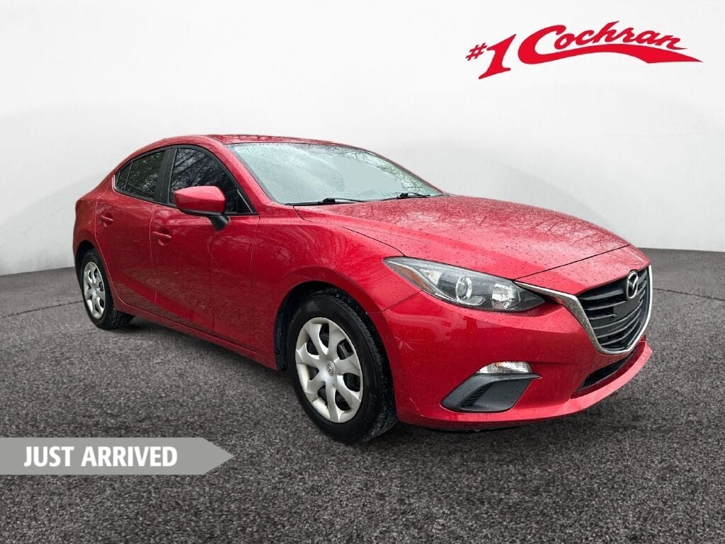 Soul Red Metallic 2016 Mazda MAZDA3 i Sport Sedan Front-Wheel Drive Automatic