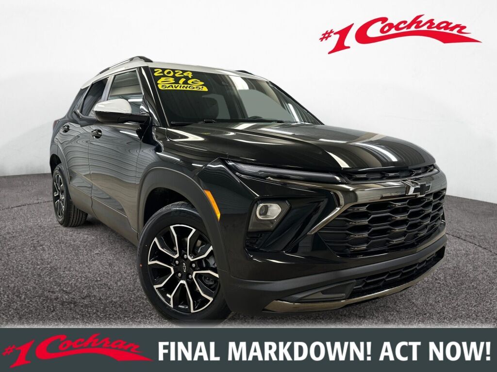 Mosaic Black Metallic 2024 Chevrolet Trailblazer ACTIV FWD SUV / Crossover Front-Wheel Drive Continuously Variable Transmission