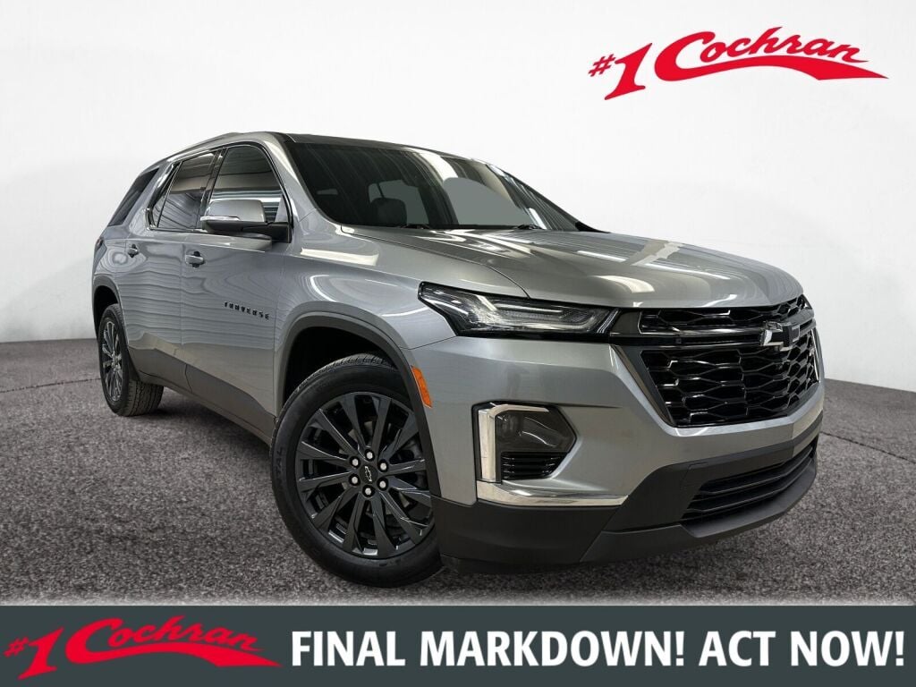 Sterling Gray Metallic 2023 Chevrolet Traverse RS FWD SUV / Crossover Front-Wheel Drive 9-Speed Automatic