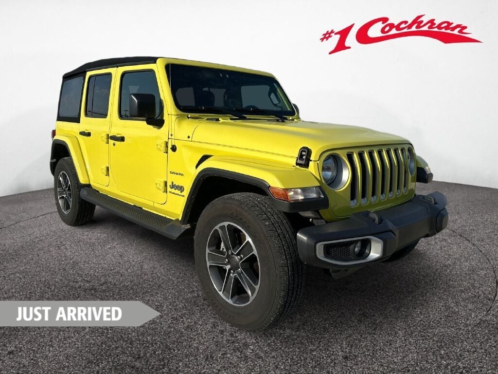 High Velocity Clear Coat 2023 Jeep Wrangler Sahara 4-Door 4WD SUV / Crossover Four-Wheel Drive 8-Speed Automatic