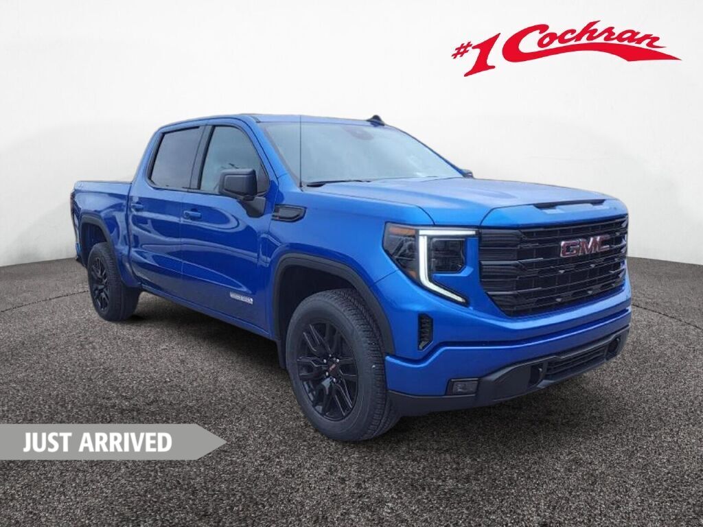 Dynamic Blue Metallic 2024 GMC Sierra 1500 Elevation Standard Crew Cab 4WD Pickup Truck Four-Wheel Drive 8-Speed Automatic