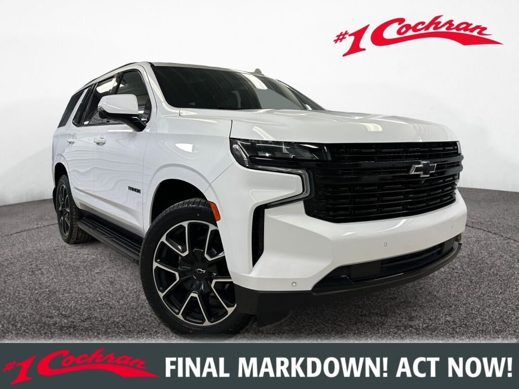 Summit White 2023 Chevrolet Tahoe RST 4WD SUV / Crossover Four-Wheel Drive Automatic