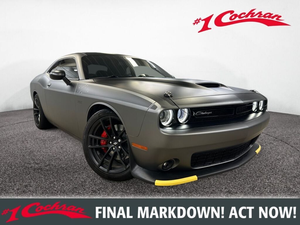 Indigo Blue 2022 Dodge Challenger R/T Scat Pack RWD Coupe Rear-Wheel Drive 8-Speed Automatic