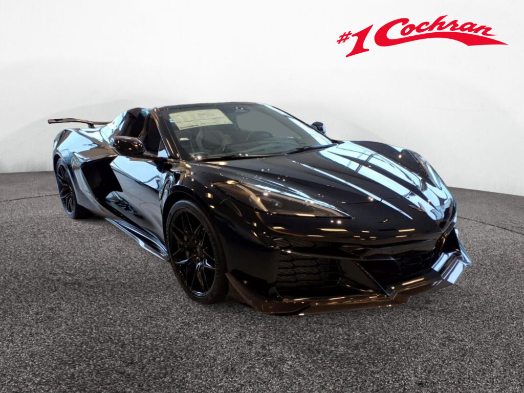 Black 2026 Chevrolet Corvette Z06 1LZ Convertible RWD Convertible Rear-Wheel Drive 8-Speed Automatic
