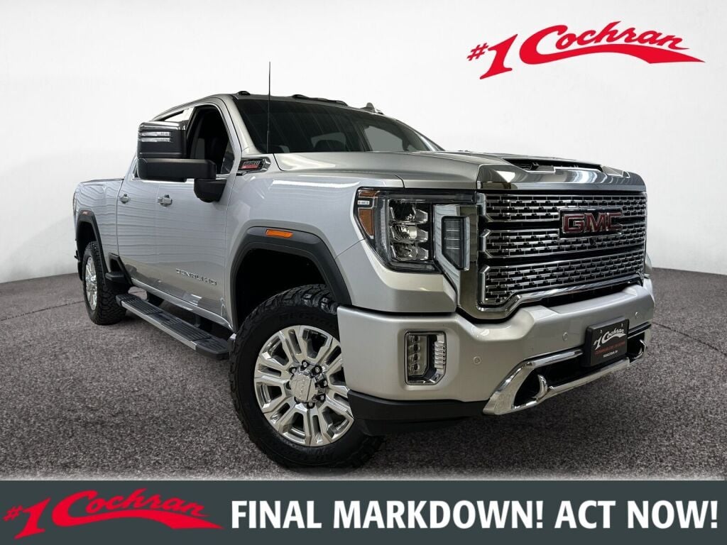 Quicksilver Metallic 2020 GMC Sierra 2500HD Denali Crew Cab 4WD Pickup Truck Four-Wheel Drive Automatic