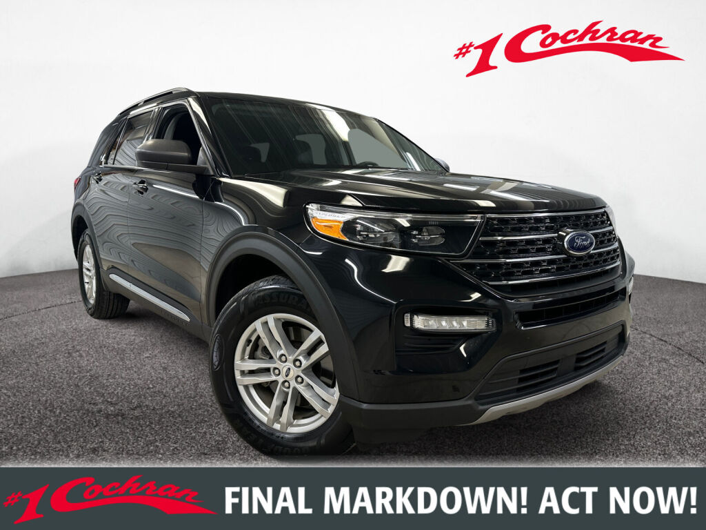 Agate Black Metallic 2023 Ford Explorer XLT AWD SUV / Crossover All-Wheel Drive Automatic