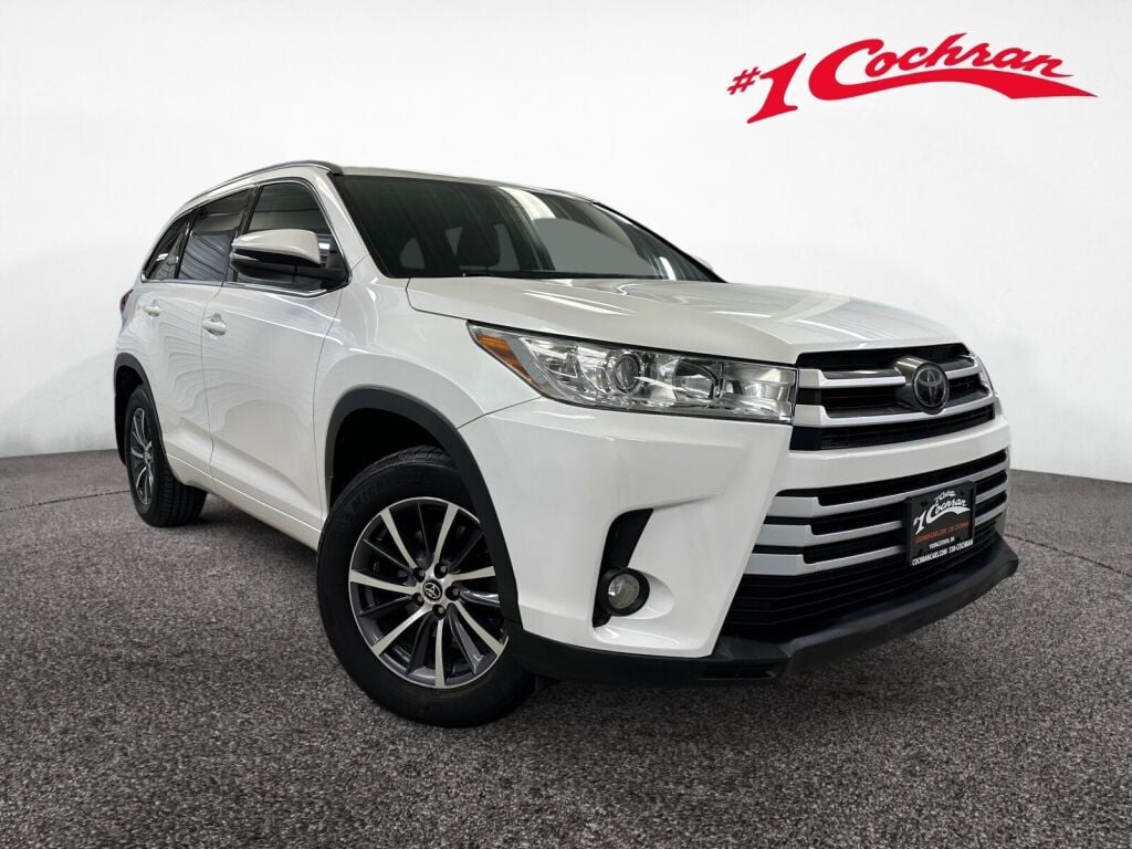 White (Blizzard Pearl) 2017 Toyota Highlander SUV / Crossover All-Wheel Drive 8-Speed Automatic
