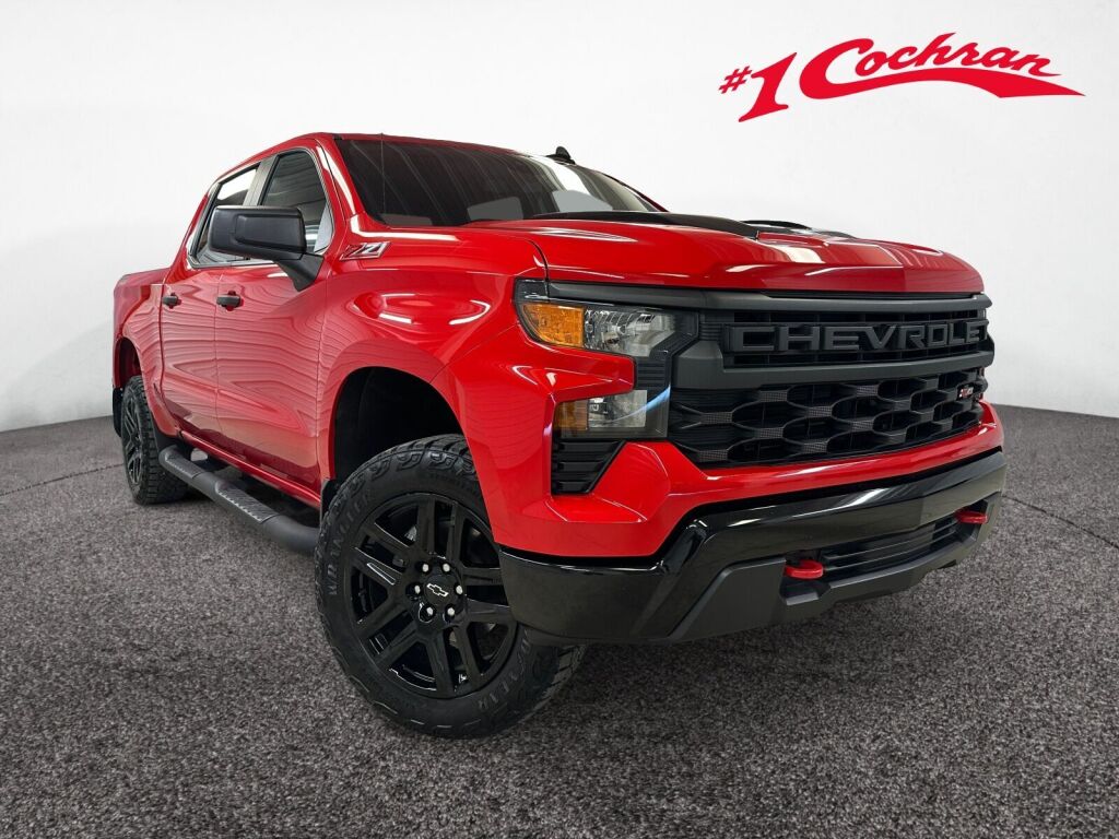 Red Hot 2023 Chevrolet Silverado 1500 Pickup Truck Four-Wheel Drive 8-Speed Automatic