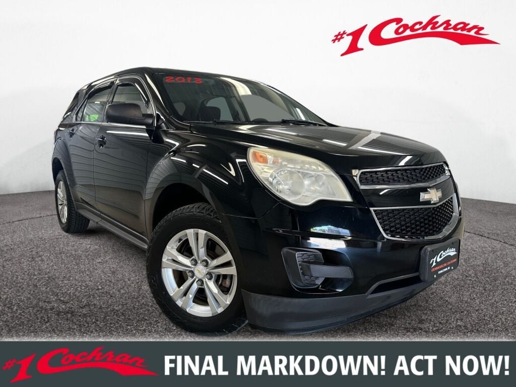 Black 2013 Chevrolet Equinox SUV / Crossover Front-Wheel Drive 6-Speed Automatic