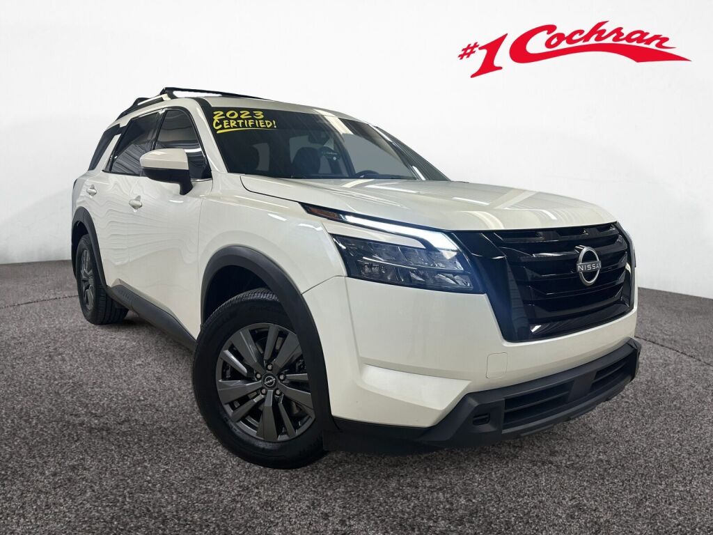 Pearl White TriCoat 2023 Nissan Pathfinder SUV / Crossover All-Wheel Drive 9-Speed Automatic