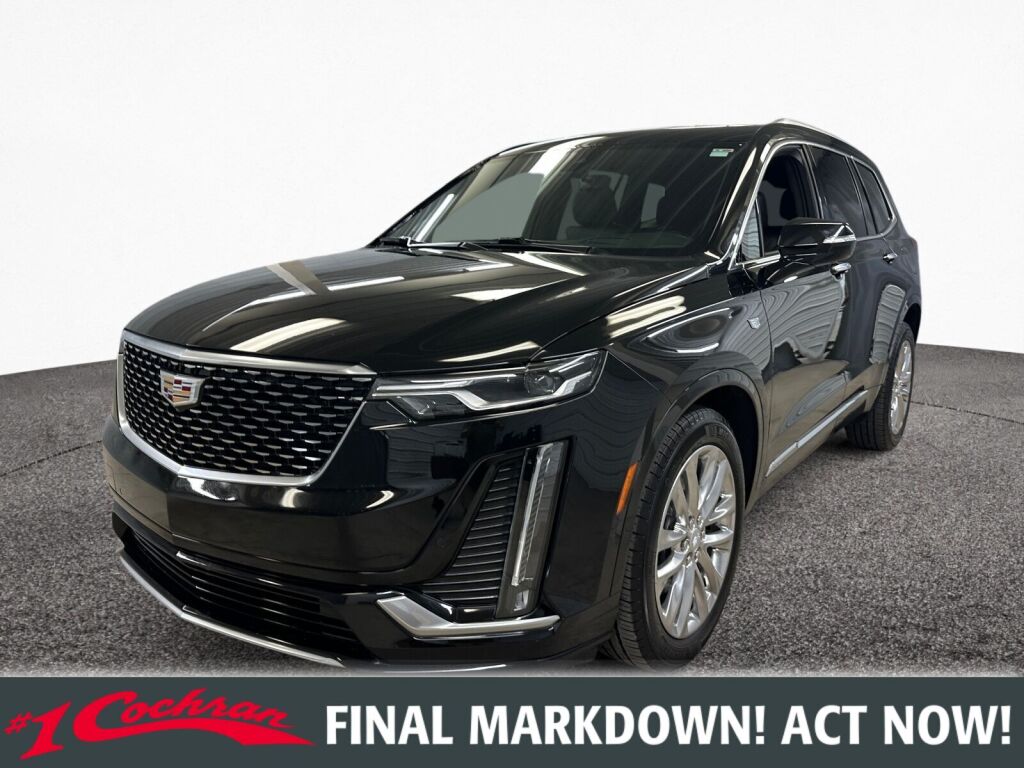 Stellar Black Metallic 2023 Cadillac XT6 Premium Luxury AWD SUV / Crossover Four-Wheel Drive 9-Speed Automatic