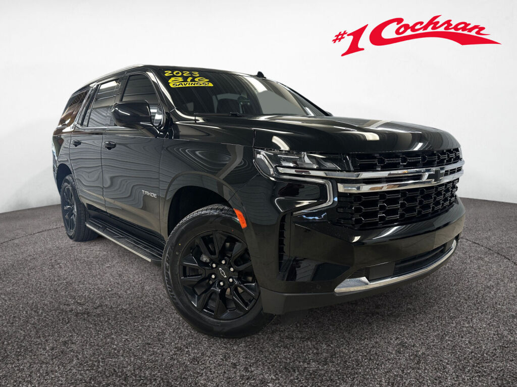 Black 2023 Chevrolet Tahoe SUV / Crossover Four-Wheel Drive Automatic