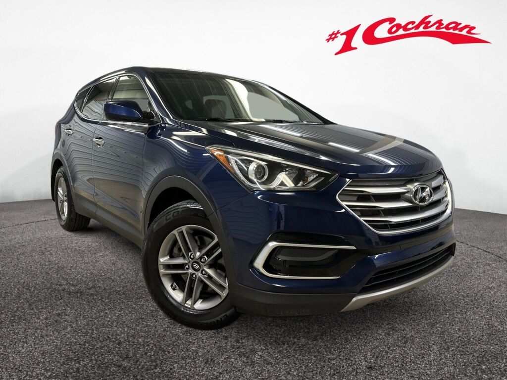 Nightfall Blue 2017 Hyundai Santa Fe Sport SUV / Crossover All-Wheel Drive 6-Speed Automatic