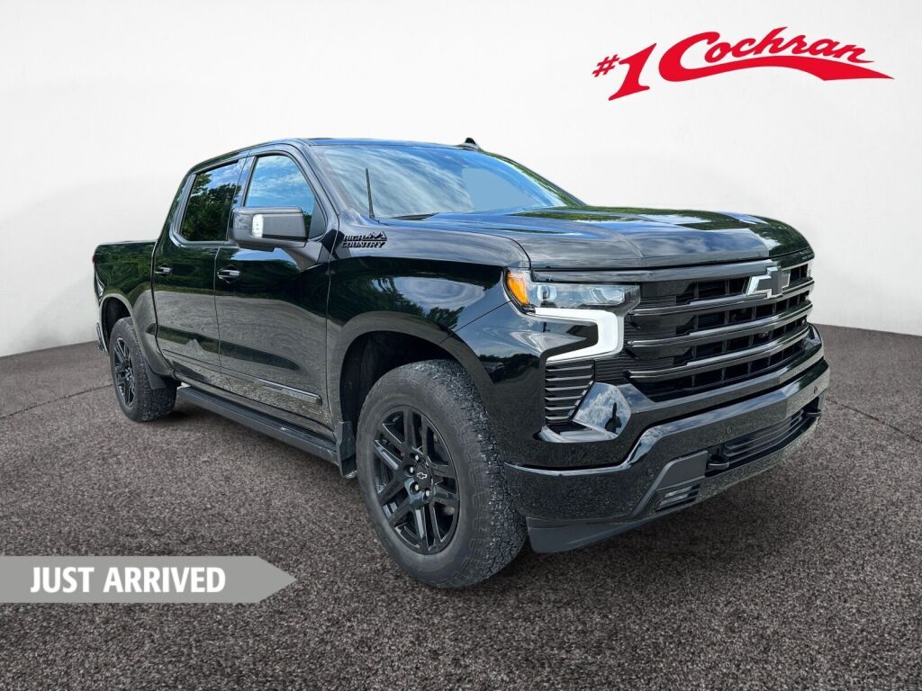 Black 2024 Chevrolet Silverado 1500 Pickup Truck Four-Wheel Drive Automatic