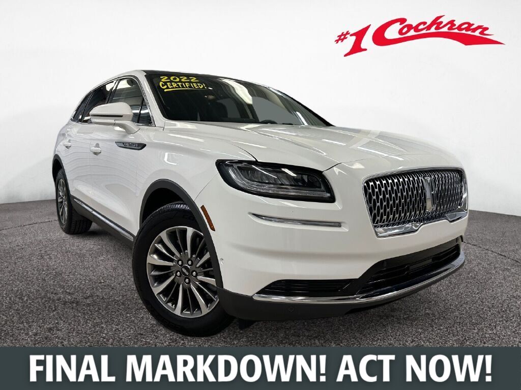Pristine White 2022 Lincoln Nautilus SUV / Crossover All-Wheel Drive 8-Speed Automatic