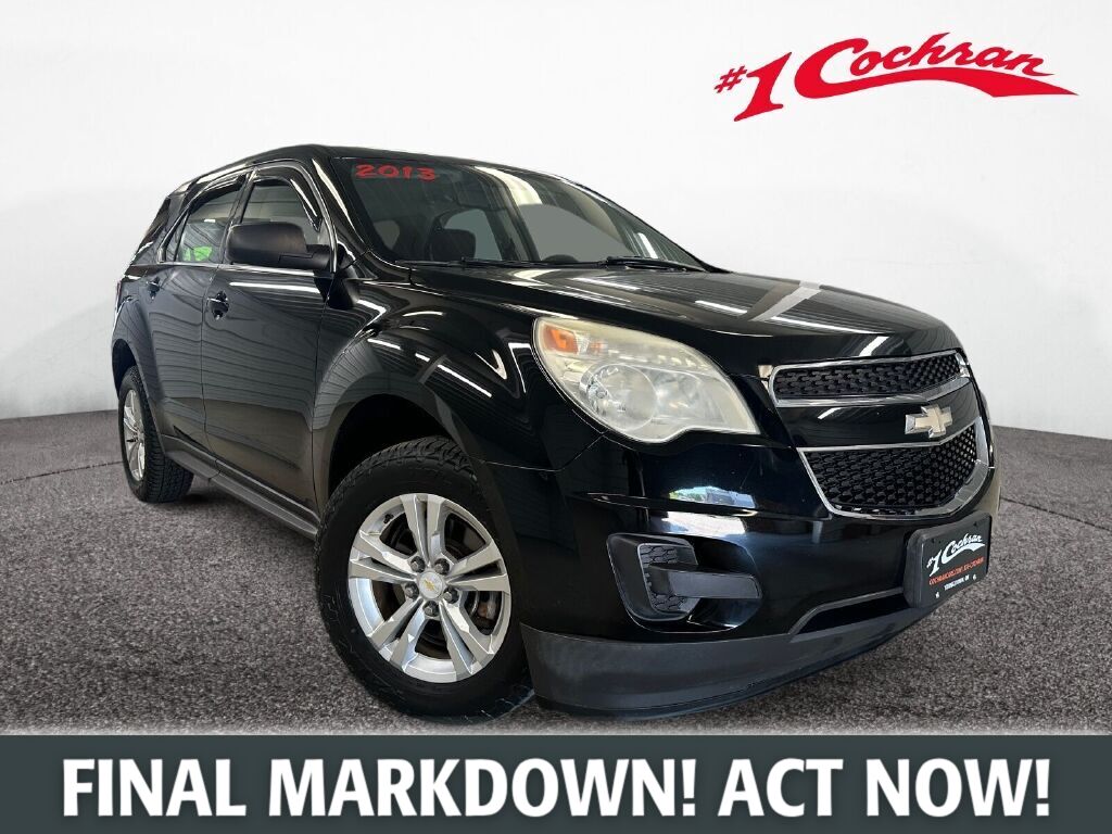 Black 2013 Chevrolet Equinox SUV / Crossover Front-Wheel Drive 6-Speed Automatic