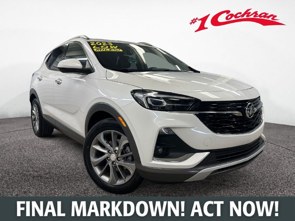 White Frost Tricoat 2023 Buick Encore GX SUV / Crossover Front-Wheel Drive Continuously Variable Transmission