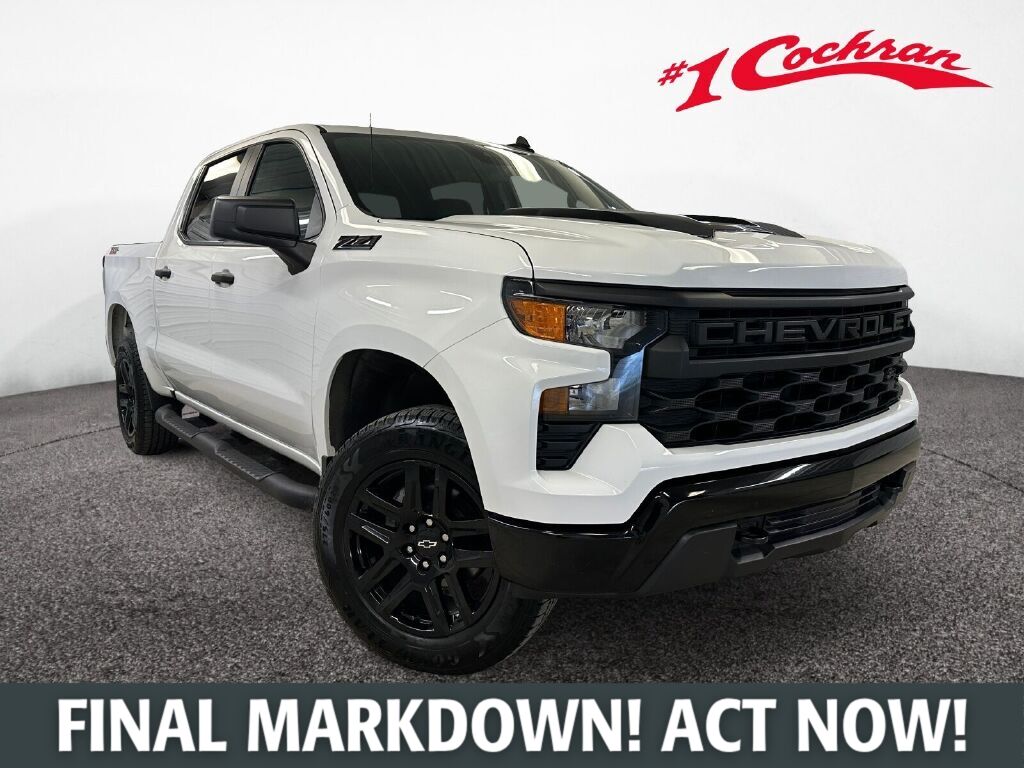 Summit White 2024 Chevrolet Silverado 1500 Pickup Truck Four-Wheel Drive 8-Speed Automatic