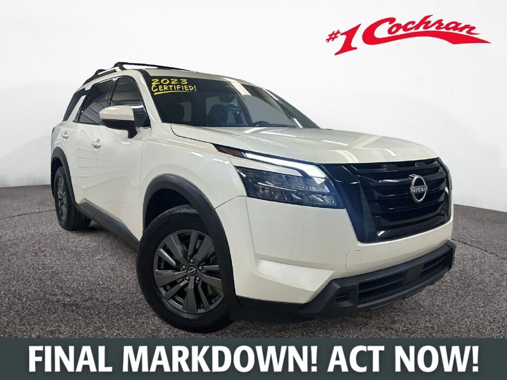 Pearl White TriCoat 2023 Nissan Pathfinder SUV / Crossover All-Wheel Drive 9-Speed Automatic