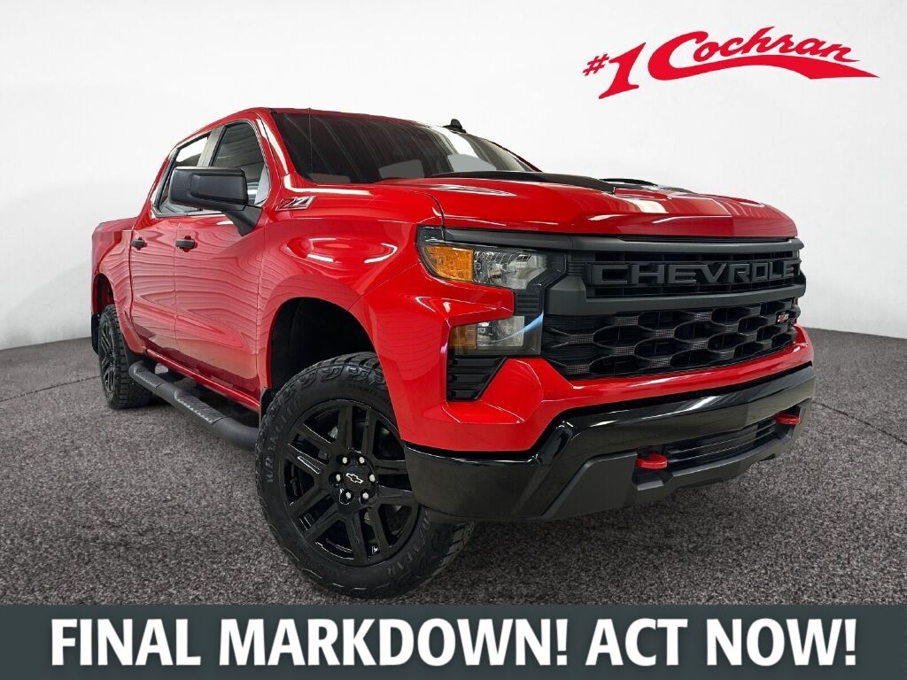 Red Hot 2023 Chevrolet Silverado 1500 Pickup Truck Four-Wheel Drive 8-Speed Automatic