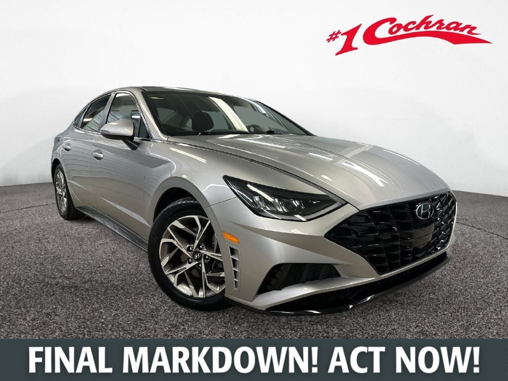 Shimmering Silver Pearl 2021 Hyundai Sonata Sedan Front-Wheel Drive 8-Speed Automatic