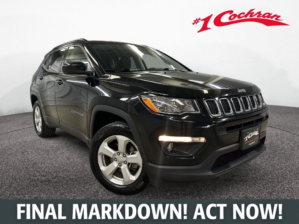 Diamond Black Crystal Pearlcoat 2018 Jeep Compass SUV / Crossover Four-Wheel Drive 9-Speed Automatic