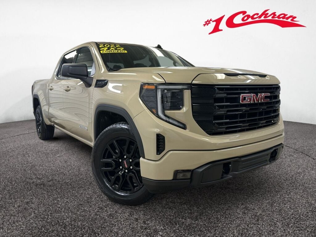 Desert Sand Metallic 2022 GMC Sierra 1500 Pickup Truck Four-Wheel Drive Automatic