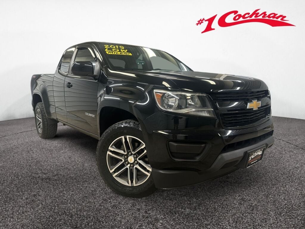 Black 2019 Chevrolet Colorado Pickup Truck Four-Wheel Drive 8-Speed Automatic