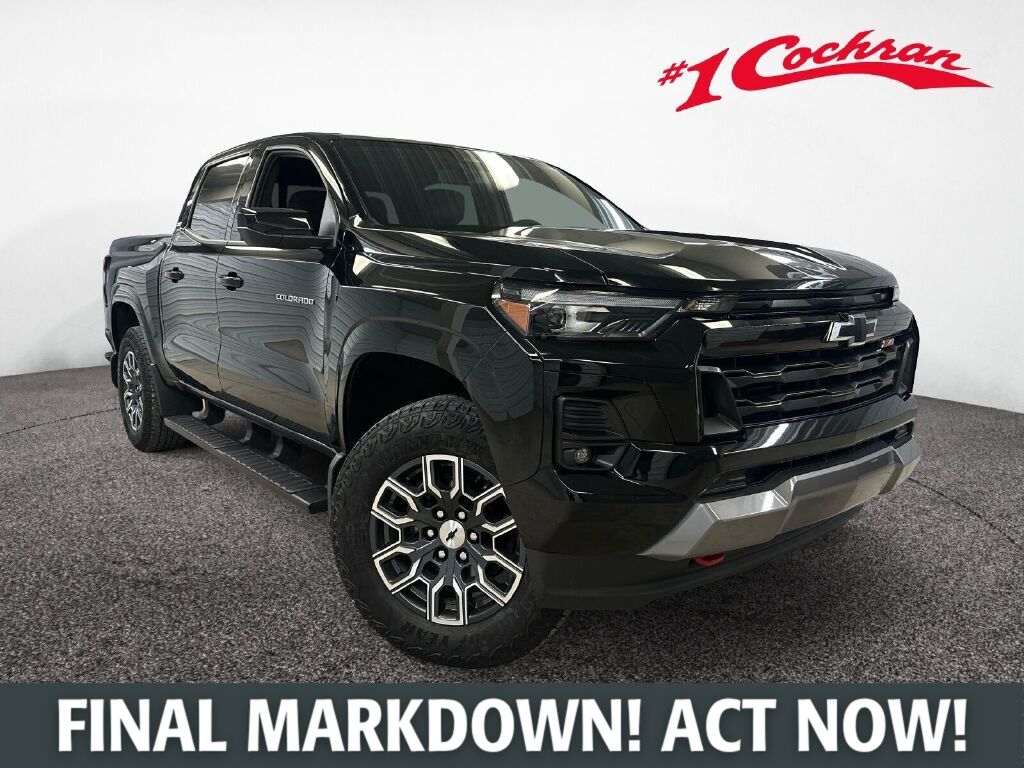 Black 2024 Chevrolet Colorado Pickup Truck Four-Wheel Drive 8-Speed Automatic