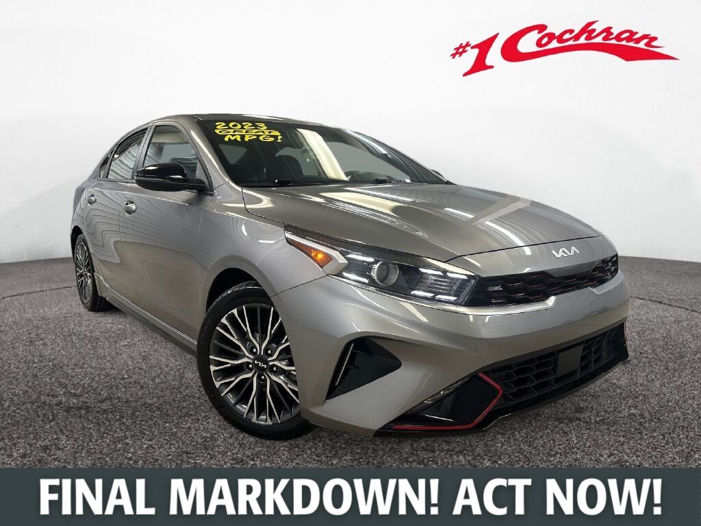 Steel Gray 2023 Kia Forte Sedan Front-Wheel Drive Continuously Variable Transmission