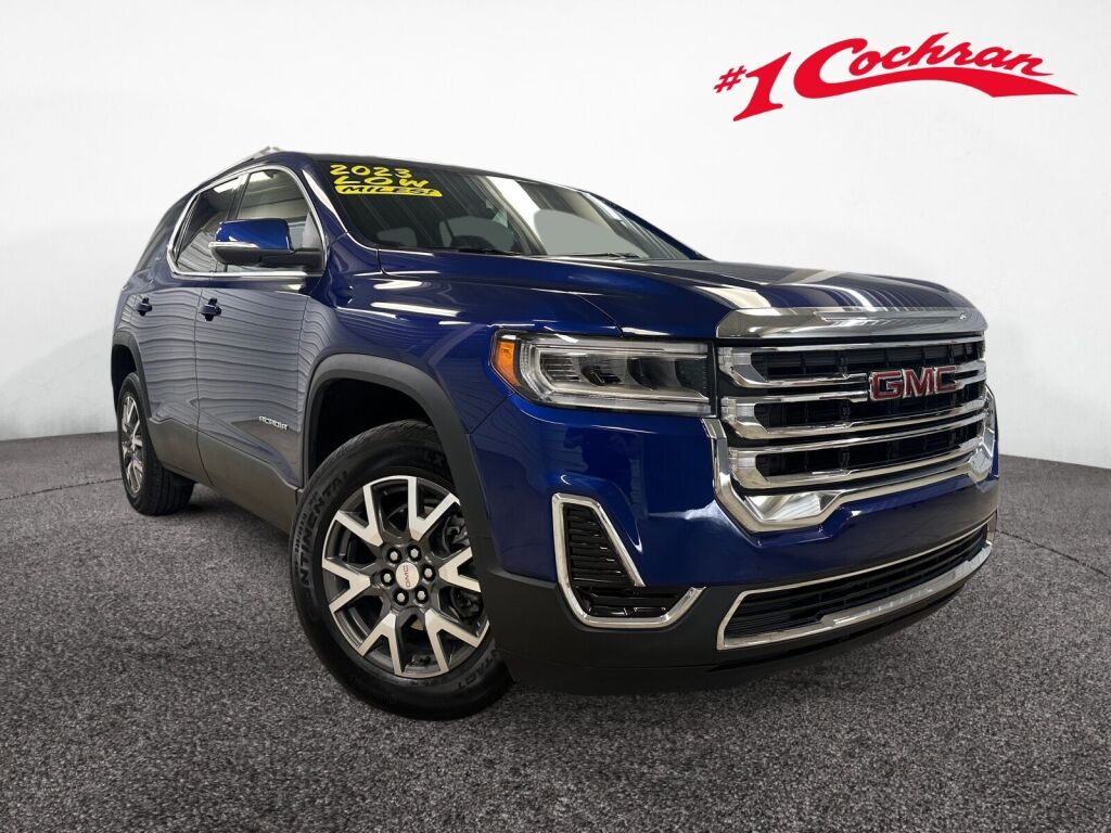 Ultra Blue Metallic 2023 GMC Acadia SUV / Crossover Front-Wheel Drive 9-Speed Automatic