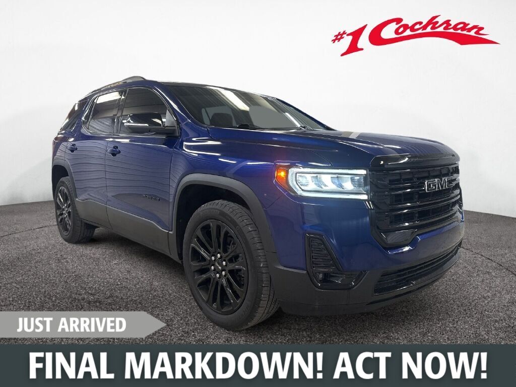 Ultra Blue Metallic 2023 GMC Acadia SUV / Crossover Four-Wheel Drive 9-Speed Automatic