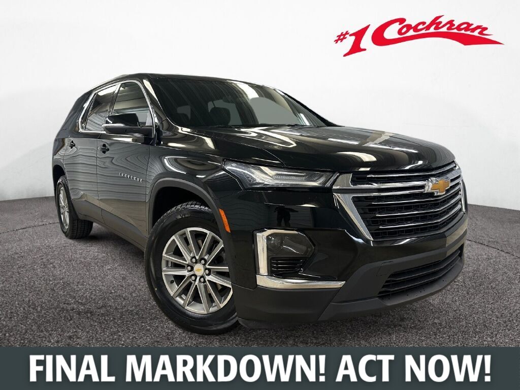 Mosaic Black Metallic 2023 Chevrolet Traverse SUV / Crossover Front-Wheel Drive 9-Speed Automatic