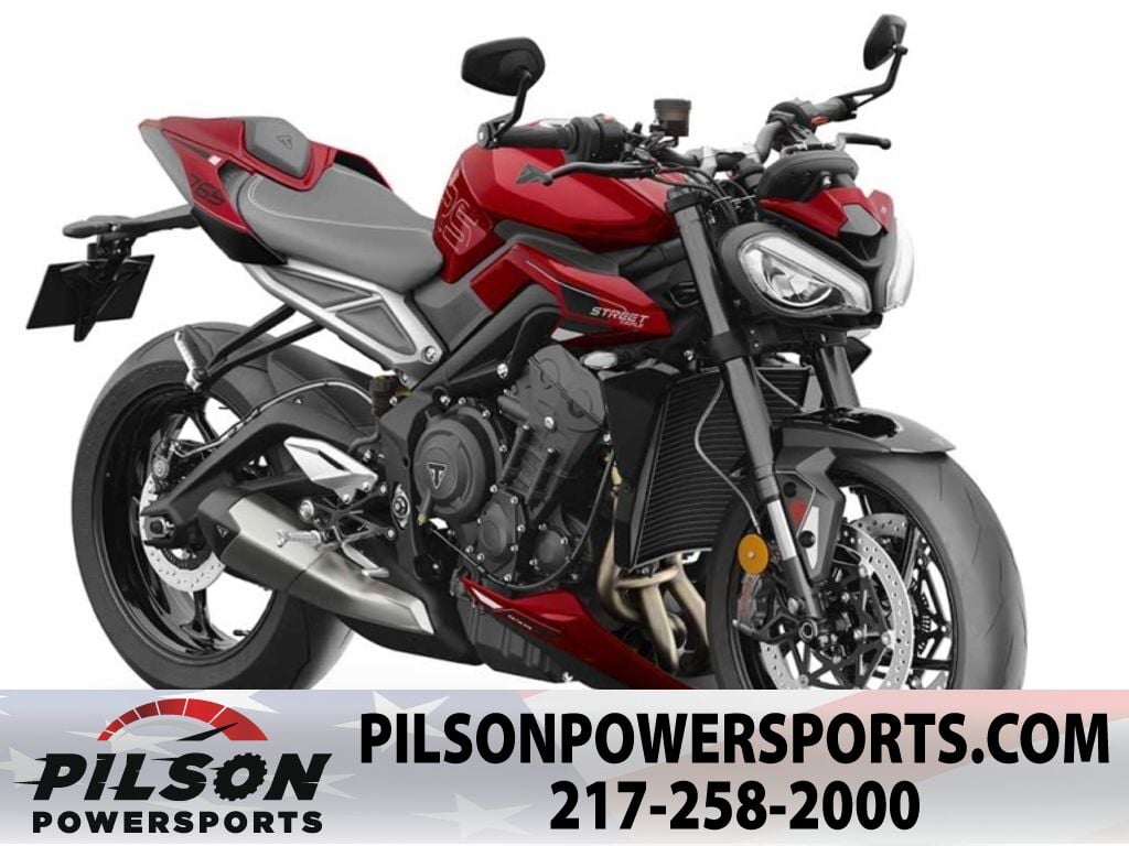 2024 Triumph Street Triple 765 RS Carnival Red