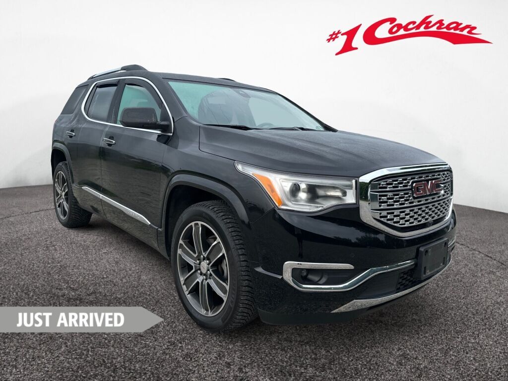 Black (Ebony Twilight Metallic) 2018 GMC Acadia SUV / Crossover Four-Wheel Drive 6-Speed Automatic