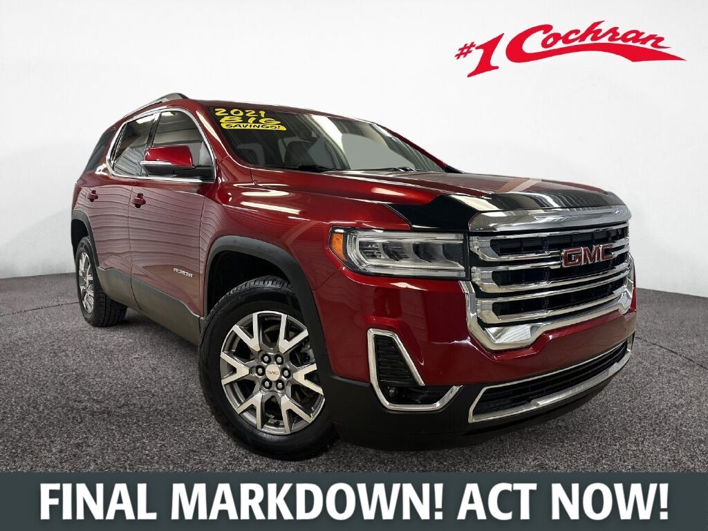 Cayenne Red Tintcoat 2021 GMC Acadia SUV / Crossover Four-Wheel Drive 9-Speed Automatic