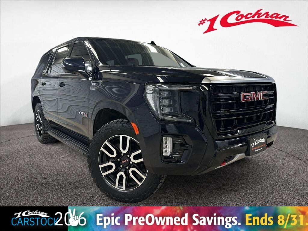 Midnight Blue Metallic 2022 GMC Yukon SUV / Crossover Four-Wheel Drive Automatic