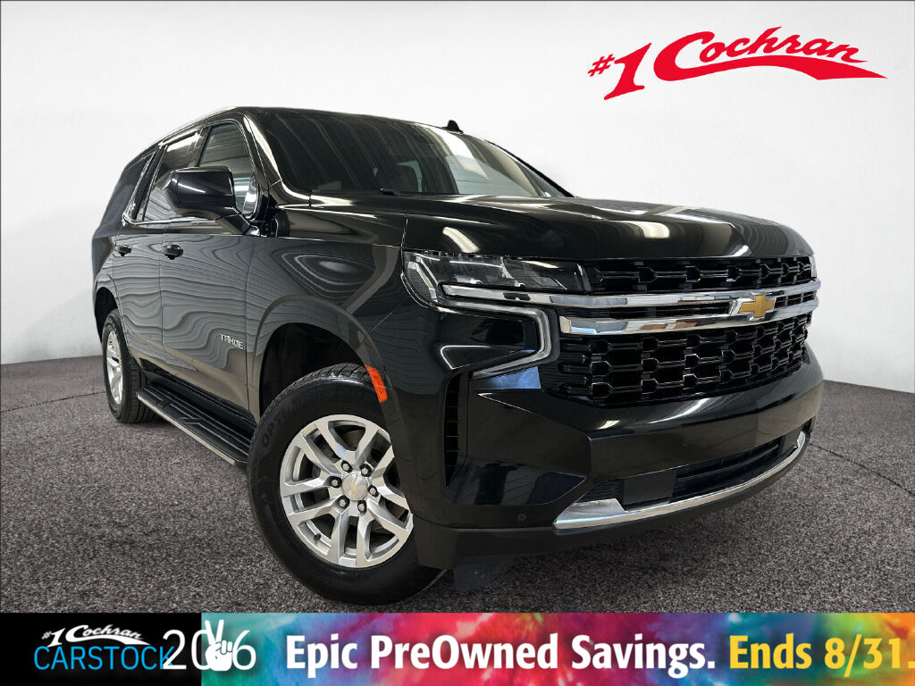 Black 2022 Chevrolet Tahoe SUV / Crossover Four-Wheel Drive Automatic