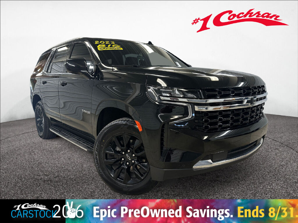 Black 2023 Chevrolet Tahoe SUV / Crossover Four-Wheel Drive Automatic