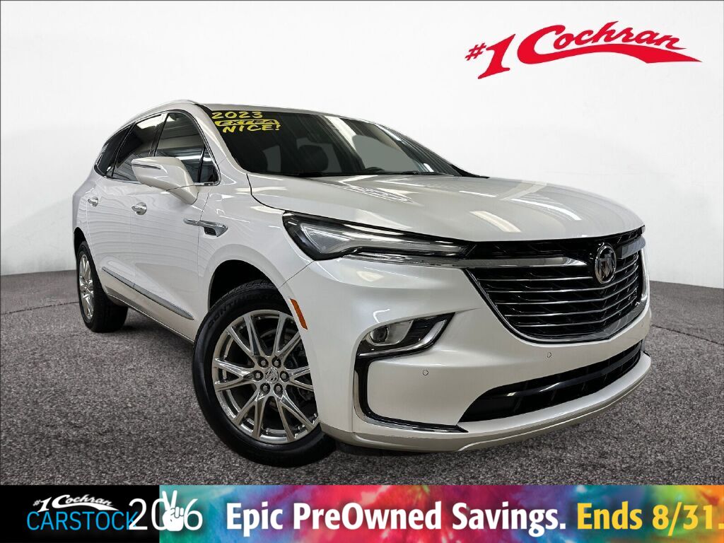 White Frost Tricoat 2023 Buick Enclave SUV / Crossover Four-Wheel Drive 9-Speed Automatic