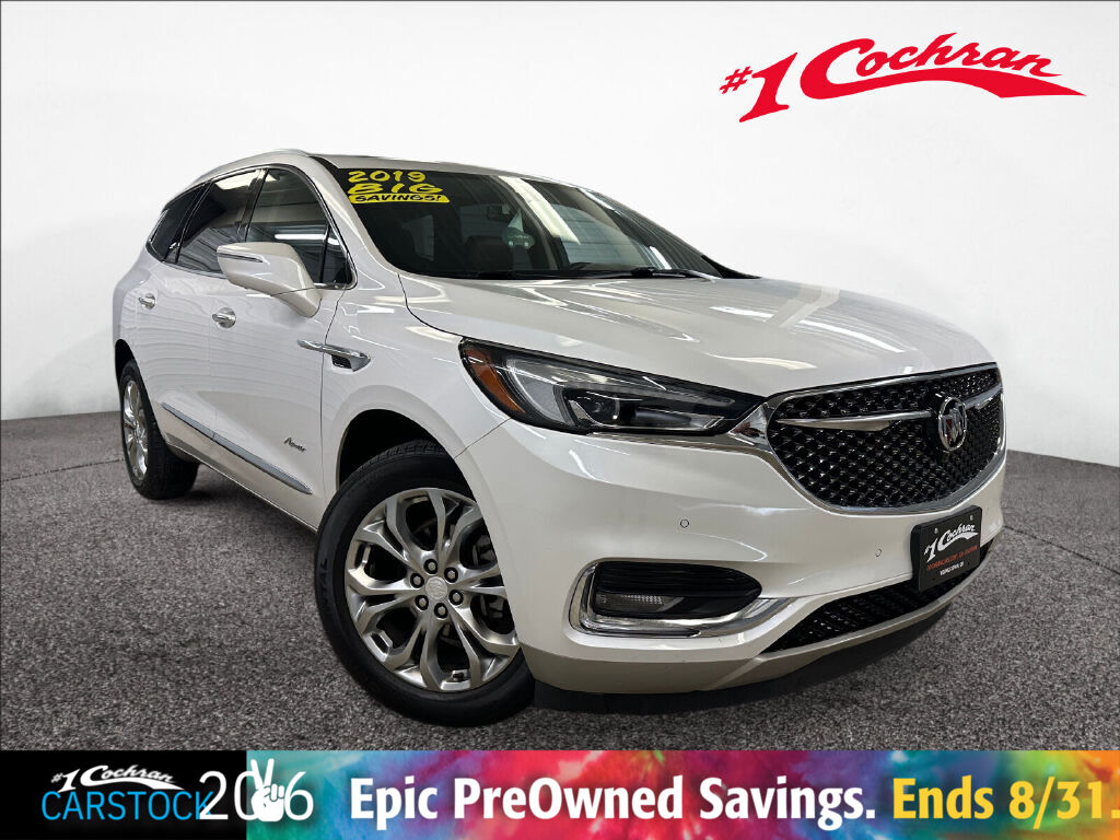 White Frost Tricoat 2019 Buick Enclave SUV / Crossover Front-Wheel Drive 9-Speed Automatic
