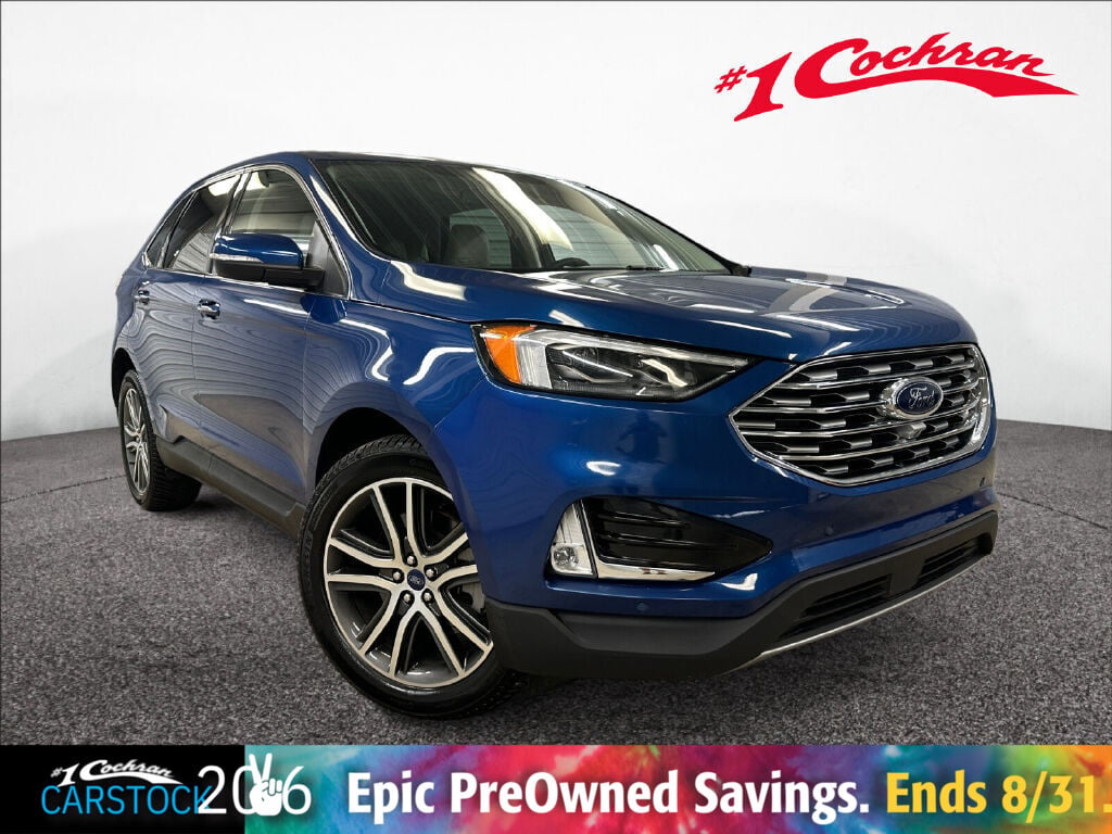 Atlas Blue Metallic 2022 Ford Edge SUV / Crossover All-Wheel Drive 8-Speed Automatic