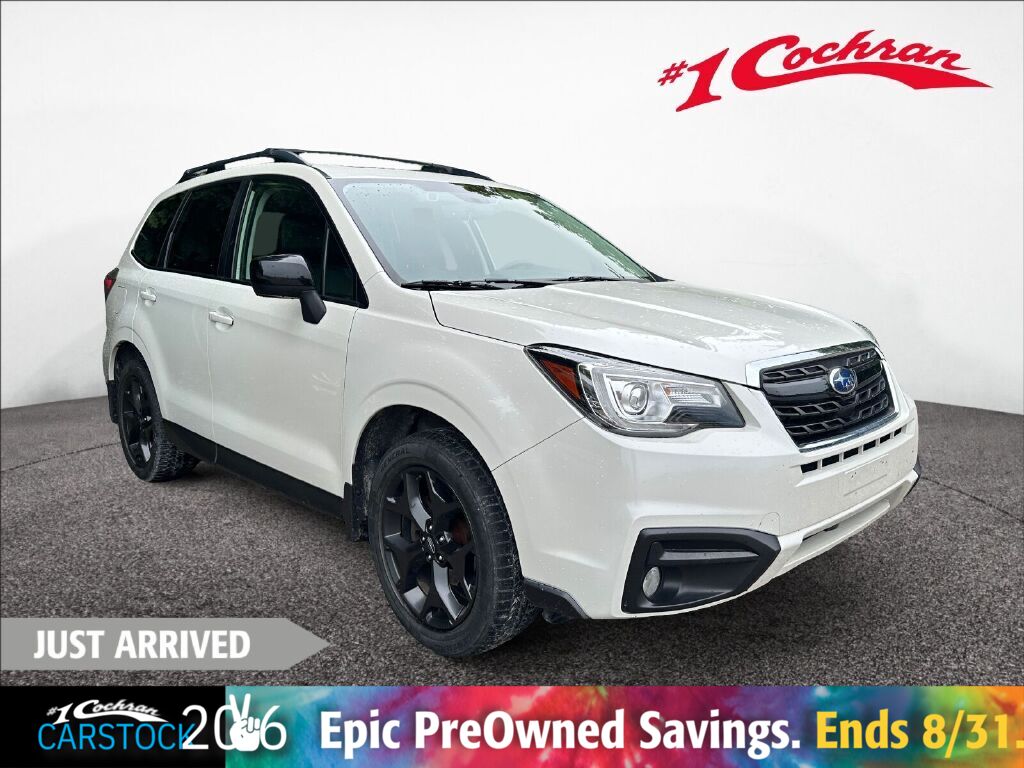 Crystal White Pearl 2018 Subaru Forester SUV / Crossover All-Wheel Drive Continuously Variable Transmission