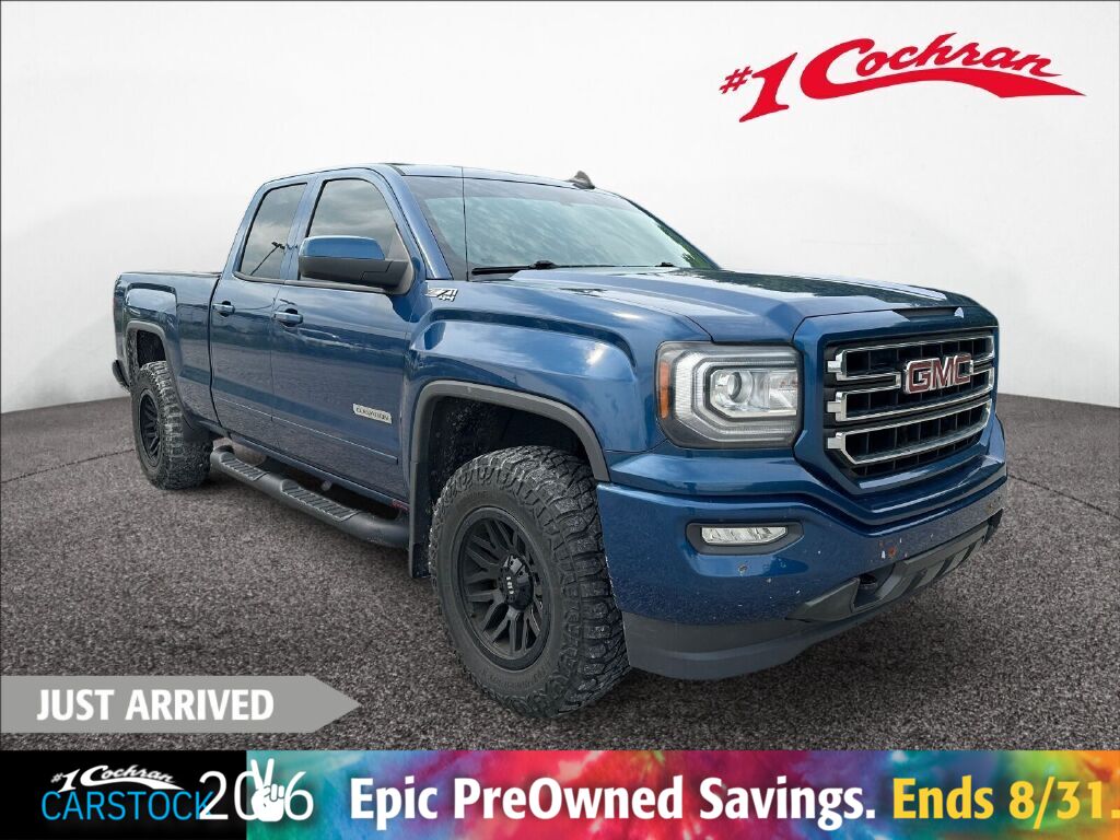Stone Blue Metallic 2018 GMC Sierra 1500 Pickup Truck Four-Wheel Drive 6-Speed Automatic