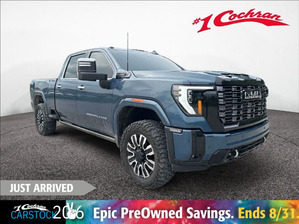 Downpour Metallic 2025 GMC Sierra 2500HD Pickup Truck Four-Wheel Drive Automatic