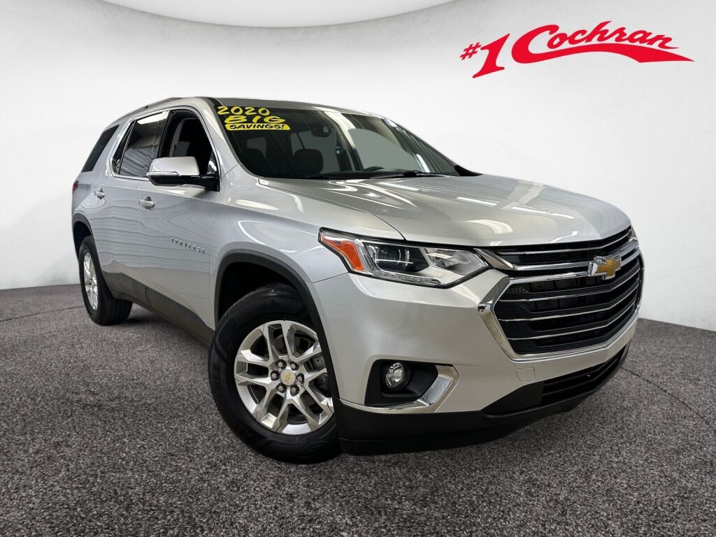 Silver Ice Metallic 2020 Chevrolet Traverse SUV / Crossover Front-Wheel Drive 9-Speed Automatic