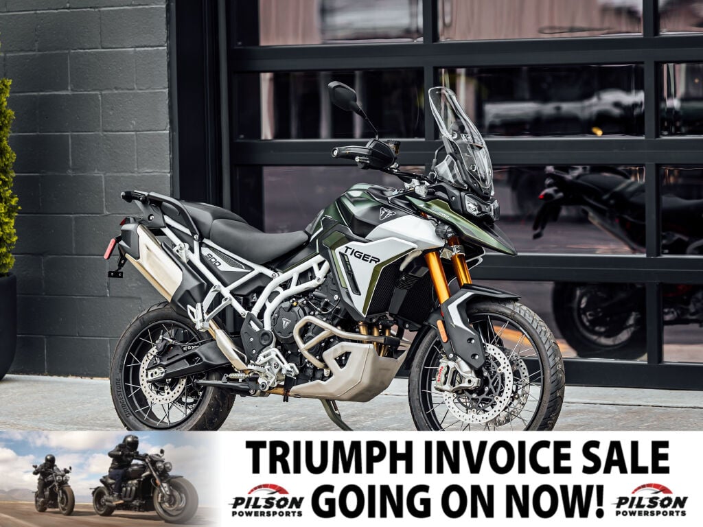 2024 Triumph Tiger 900 Rally Pro Matt Khaki Green / Matt Phantom Black